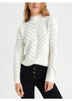 Sinsay - Sweter ze stójką - kremowy ze sklepu Sinsay w kategorii Swetry damskie - zdjęcie 168750102