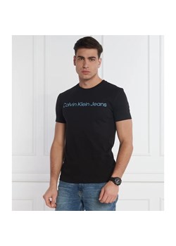 CALVIN KLEIN JEANS T-shirt INSTITUTIONAL LOGO | Slim Fit ze sklepu Gomez Fashion Store w kategorii T-shirty męskie - zdjęcie 168755342
