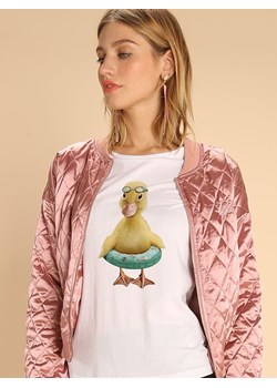 WOOOP Koszulka &quot;Duck Bouee&quot; w kolorze białym ze sklepu Limango Polska w kategorii Bluzki damskie - zdjęcie 168755931