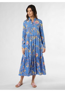 Y.A.S Sukienka damska - YASIndigo Kobiety wiskoza niebieski wzorzysty ze sklepu vangraaf w kategorii Sukienki - zdjęcie 168757934