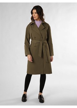 Noisy May Płaszcz damski - NMManya Kobiety oliwkowy jednolity ze sklepu vangraaf w kategorii Płaszcze damskie - zdjęcie 168757950