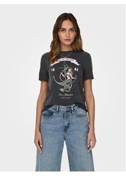 ONLY T-Shirt Lucy 15307412 Czarny Regular Fit ze sklepu MODIVO w kategorii Bluzki damskie - zdjęcie 168758623
