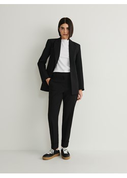 Reserved - Spodnie z mankietami - czarny ze sklepu Reserved w kategorii Spodnie damskie - zdjęcie 168759334