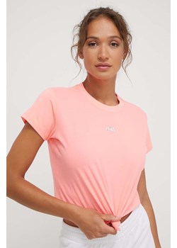 Dkny t-shirt bawełniany damski kolor różowy DP3T8521 ze sklepu ANSWEAR.com w kategorii Bluzki damskie - zdjęcie 168759882