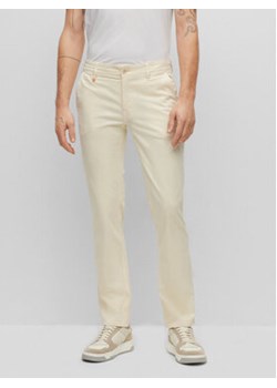 Boss Spodnie materiałowe 50470813 Beżowy Slim Fit ze sklepu MODIVO w kategorii Spodnie męskie - zdjęcie 168761604