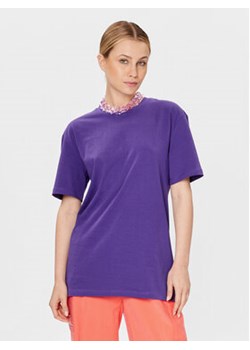 Patrizia Pepe T-Shirt 2M4316/J128-M448 Fioletowy Regular Fit ze sklepu MODIVO w kategorii Bluzki damskie - zdjęcie 168761651