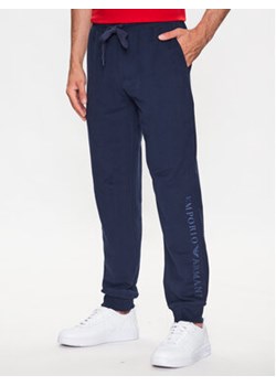 Emporio Armani Underwear Spodnie dresowe 111690 3R566 00135 Granatowy Regular Fit ze sklepu MODIVO w kategorii Spodnie męskie - zdjęcie 168761780
