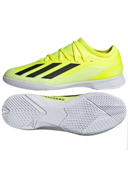 Buty piłkarskie adidas X Crazyfast League In Jr IF0685 żółte ze sklepu ButyModne.pl w kategorii Buty sportowe dziecięce - zdjęcie 168765110
