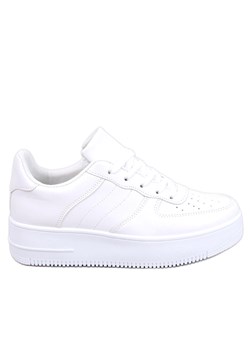 Sneakersy damskie Gauff White białe ze sklepu ButyModne.pl w kategorii Trampki damskie - zdjęcie 168765143