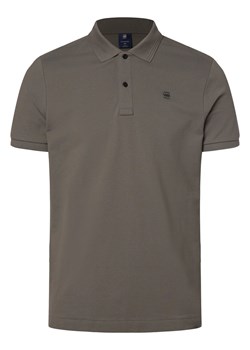 G-Star RAW Męska koszulka polo Mężczyźni Bawełna szary jednolity ze sklepu vangraaf w kategorii T-shirty męskie - zdjęcie 168772143