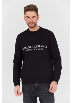 ARMANI EXCHANGE Czarna bluza, Wybierz rozmiar L ze sklepu outfit.pl w kategorii Bluzy męskie - zdjęcie 168772261