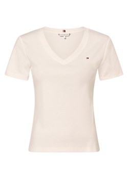 Tommy Hilfiger Koszulka damska Kobiety Bawełna biały jednolity ze sklepu vangraaf w kategorii Bluzki damskie - zdjęcie 168774542