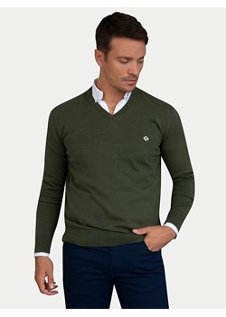 SIR RAYMOND TAILOR Sweter &quot;Ponte&quot; w kolorze khaki ze sklepu Limango Polska w kategorii Swetry męskie - zdjęcie 168776571