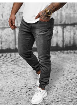 Spodnie jeansowe joggery męskie czarne OZONEE NB/MP0275N ze sklepu ozonee.pl w kategorii Jeansy męskie - zdjęcie 168782691