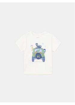 Mayoral T-Shirt 1021 Écru Regular Fit ze sklepu MODIVO w kategorii T-shirty chłopięce - zdjęcie 168787824