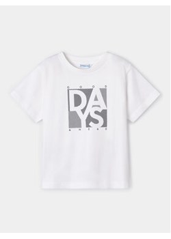 Mayoral T-Shirt 170 Biały Regular Fit ze sklepu MODIVO w kategorii Bluzki dziewczęce - zdjęcie 168788201