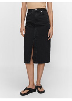 Mango Spódnica jeansowa Soleil 57000336 Czarny Regular Fit ze sklepu MODIVO w kategorii Spódnice - zdjęcie 168788292