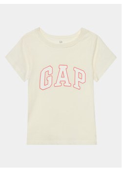 Gap T-Shirt 459909-00 Écru Regular Fit ze sklepu MODIVO w kategorii T-shirty chłopięce - zdjęcie 168788350