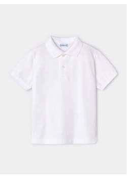 Mayoral Polo 150 Biały Regular Fit ze sklepu MODIVO w kategorii T-shirty chłopięce - zdjęcie 168788590
