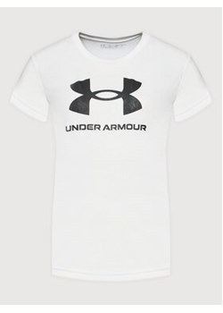 Under Armour T-Shirt Ua Sportstyle Logo 1363282 Biały Loose Fit ze sklepu MODIVO w kategorii T-shirty chłopięce - zdjęcie 168788611