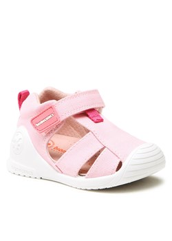 Sandały Biomecanics 232191 Pink B ze sklepu eobuwie.pl w kategorii Buciki niemowlęce - zdjęcie 168788941