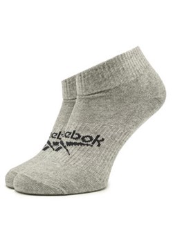 Reebok Skarpety Niskie Unisex Active Foundation Ankle Socks GI0067 Szary ze sklepu MODIVO w kategorii Skarpetki damskie - zdjęcie 168789473