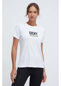 Dkny t-shirt damski kolor biały DP3T9659 ze sklepu ANSWEAR.com w kategorii Bluzki damskie - zdjęcie 168789892