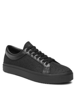 Calvin Klein Sneakersy Low Top Lace Up Mono Jq HM0HM00975 Czarny ze sklepu MODIVO w kategorii Trampki męskie - zdjęcie 168792521