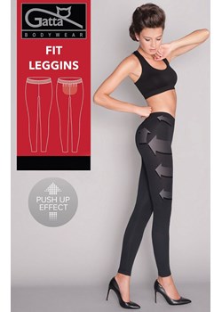 Gatta czarne legginsy push up Fit, Kolor czarny, Rozmiar S, Gatta ze sklepu Primodo w kategorii Spodnie damskie - zdjęcie 168792974
