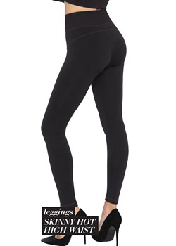 Gatta czarne legginsy z wysokim stanem 44755S Skinny Hot High Waist, Kolor czarny, Rozmiar L, Gatta ze sklepu Primodo w kategorii Spodnie damskie - zdjęcie 168792981