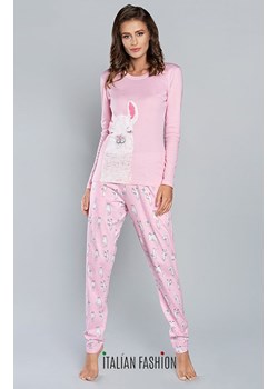Peru piżama damska dł.dł., Kolor różowy, Rozmiar S, Italian Fashion ze sklepu Primodo w kategorii Piżamy damskie - zdjęcie 168792982