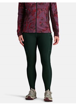 KARI TRAA Wełniane spodnie funkcyjne w kolorze ciemnozielonym ze sklepu Limango Polska w kategorii Spodnie damskie - zdjęcie 168794061