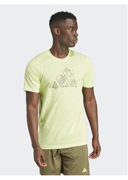 adidas T-Shirt Train Essentials Seasonal Training Graphic IJ9602 Żółty Regular Fit ze sklepu MODIVO w kategorii T-shirty męskie - zdjęcie 168794474