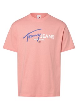Tommy Jeans Koszulka męska Mężczyźni Bawełna koralowy jednolity ze sklepu vangraaf w kategorii T-shirty męskie - zdjęcie 168794843