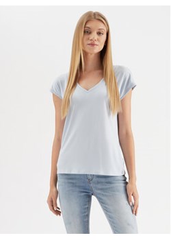 Vero Moda T-Shirt Filli 10247666 Niebieski Regular Fit ze sklepu MODIVO w kategorii Bluzki damskie - zdjęcie 168795744