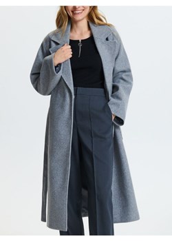 Sinsay - Płaszcz z paskiem - szary ze sklepu Sinsay w kategorii Płaszcze damskie - zdjęcie 168798500