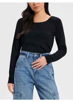 Sinsay - Koszulka z długimi rękawami - czarny ze sklepu Sinsay w kategorii Bluzki damskie - zdjęcie 168798512
