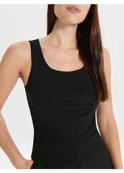 Sinsay - Top na ramiączkach - czarny ze sklepu Sinsay w kategorii Bluzki damskie - zdjęcie 168798551