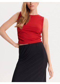 Sinsay - Top - czerwony ze sklepu Sinsay w kategorii Bluzki damskie - zdjęcie 168798581