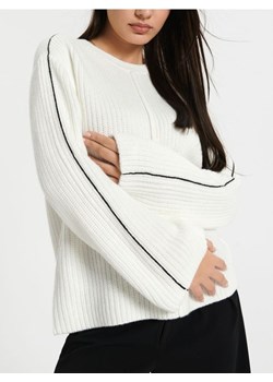 Sinsay - Sweter w prążki - kremowy ze sklepu Sinsay w kategorii Swetry damskie - zdjęcie 168798603