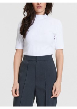 Sinsay - Koszulka ze stójką - biały ze sklepu Sinsay w kategorii Bluzki damskie - zdjęcie 168798663