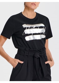 Sinsay - Koszulka z nadrukiem - czarny ze sklepu Sinsay w kategorii Bluzki damskie - zdjęcie 168798701