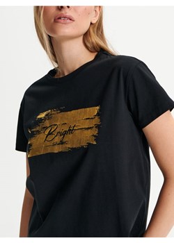Sinsay - Koszulka z nadrukiem - czarny ze sklepu Sinsay w kategorii Bluzki damskie - zdjęcie 168798761