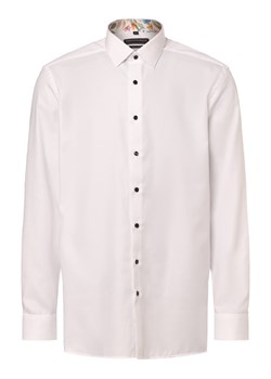 Finshley & Harding Koszula męska - Łatwe prasowanie - Bardzo długie rękawy Mężczyźni Modern Fit Bawełna biały wypukły wzór tkaniny ze sklepu vangraaf w kategorii Koszule męskie - zdjęcie 168807710