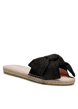 Manebi Espadryle Sandals With Bow G 0.1 J0 Czarny ze sklepu MODIVO w kategorii Espadryle damskie - zdjęcie 168809872