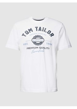 T-shirt z nadrukiem z logo ze sklepu Peek&Cloppenburg  w kategorii T-shirty męskie - zdjęcie 168811201