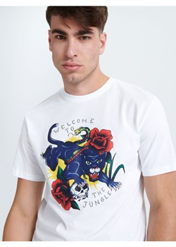 Sinsay - Koszulka Guns N’ Roses - biały ze sklepu Sinsay w kategorii T-shirty męskie - zdjęcie 168812074