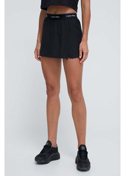 Calvin Klein Performance spódnica sportowa kolor czarny mini prosta ze sklepu ANSWEAR.com w kategorii Spódnice - zdjęcie 168813210