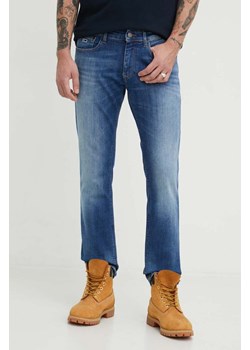 Tommy Jeans jeansy Scanton męskie kolor granatowy DM0DM18723 ze sklepu ANSWEAR.com w kategorii Jeansy męskie - zdjęcie 168813223