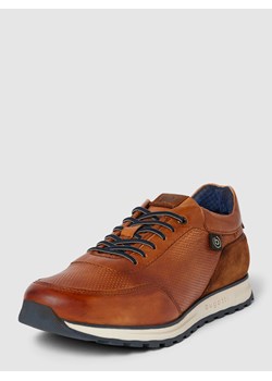 Sneakersy skórzane z detalem z logo model ‘Cirino’ ze sklepu Peek&Cloppenburg  w kategorii Buty sportowe męskie - zdjęcie 168814040
